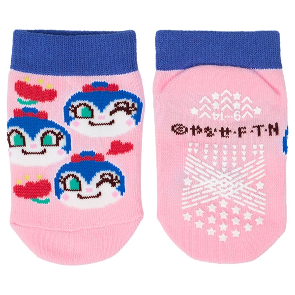 [ベビー]アンパンマン　ベビーソックス　ギッシリガラ　ブルー ブルー 9~14cm