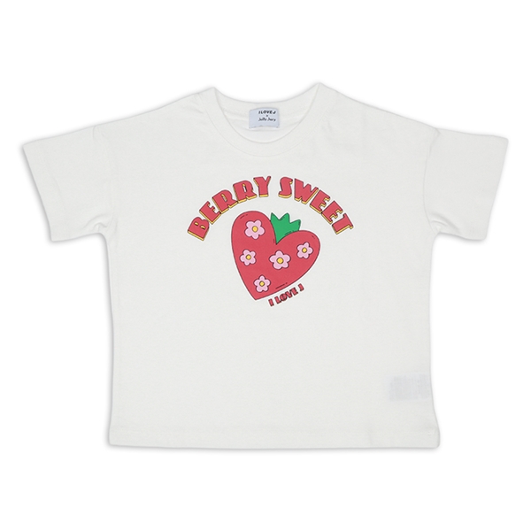 [キッズ]ＩＬＯＶＥＪＴシャツ　オフホワイト オフホワイト 100cm