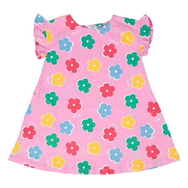 [キッズ]ＩＬＯＶＥＪワンピース　ピンク ピンク 100cm