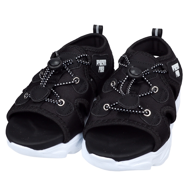 [17.0~19.0cm]ドロストサンダル　ブラック ブラック 17.0cm