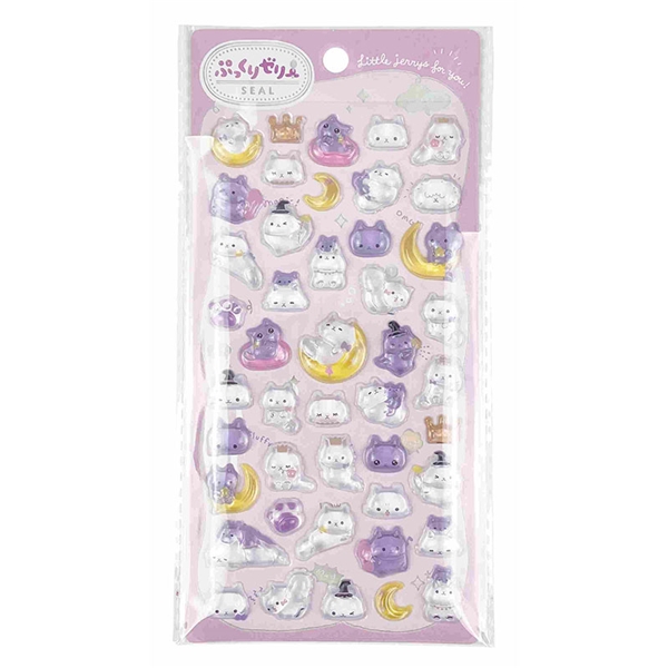 ぷっくりゼリーシール ねこ