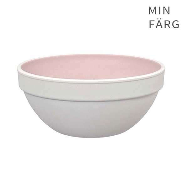MIN FARG(ミン・ファーリ) スタッグ ボウル ホワイト／ピンク ピンク