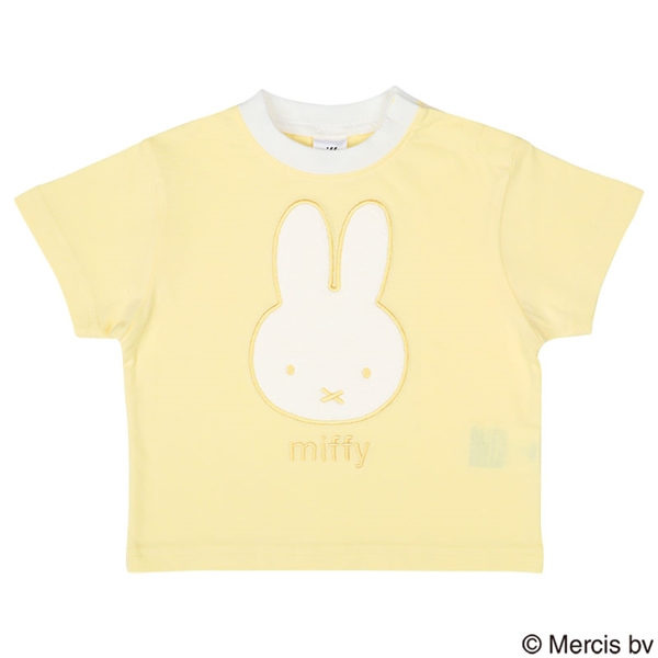 [ベビー]半袖Tシャツ　ミッフィー　イエロー イエロー 80cm