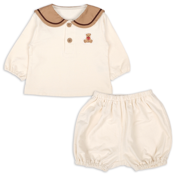 [乳児]セーラーセットアップ　オフホワイト オフホワイト 70cm