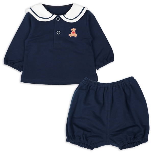 [乳児]セーラーセットアップ　ネイビー ネイビー 70cm