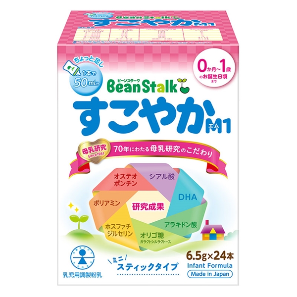 ビーンスターク すこやかM1 ミニスティック 6.5g×24本