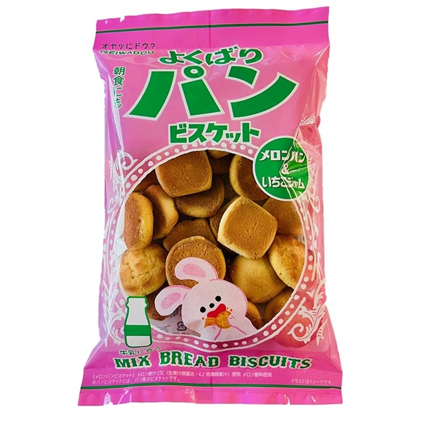 よくばり パンビスケット メロンパン＆いちごジャム
