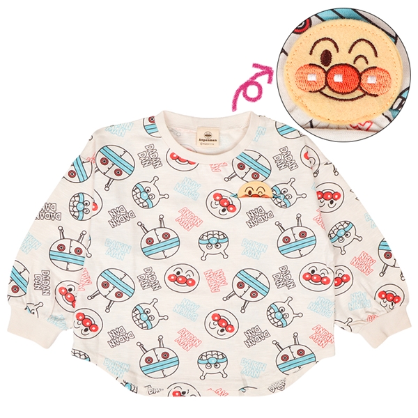 [キッズ]長袖Ｔシャツ　アンパンマン　アイボリー アイボリー 100cm