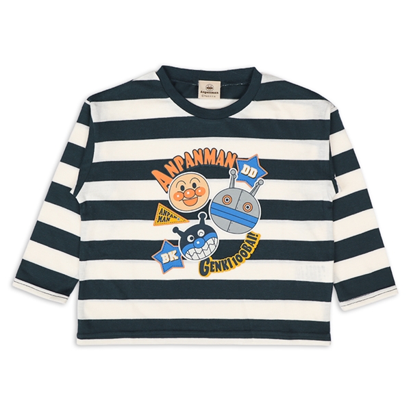[キッズ]長袖Ｔシャツ　アンパンマン　ネイビー ネイビー 100cm