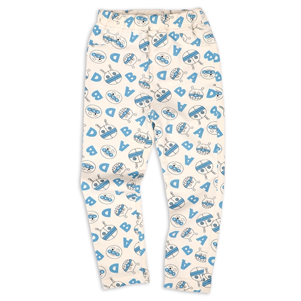 [キッズ]ストレッチパンツ　アンパンマン　サックス サックス 100cm