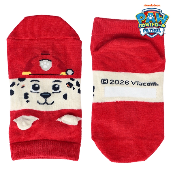 [キッズ]ソックス　パウパトロール　レッド レッド 15~20cm