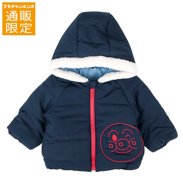 【通販限定】[ベビー]中綿ジャンパー　アンパンマン　ネイビー ネイビー 80cm