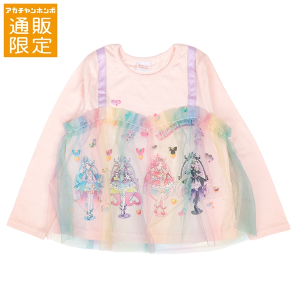 【通販限定】[キッズ]長袖Ｔシャツ　名探偵プリキュア　ピンク ピンク 100cm