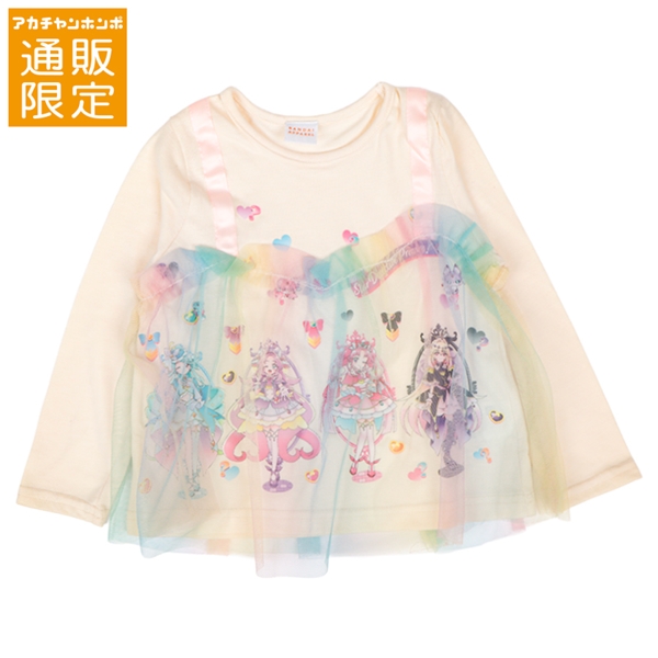 【通販限定】[キッズ]長袖Ｔシャツ　名探偵プリキュア　アイボリー アイボリー 100cm
