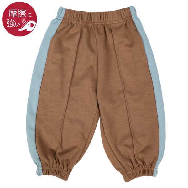 [ベビー]10分丈トラックパンツ　ブラウン ブラウン 80cm