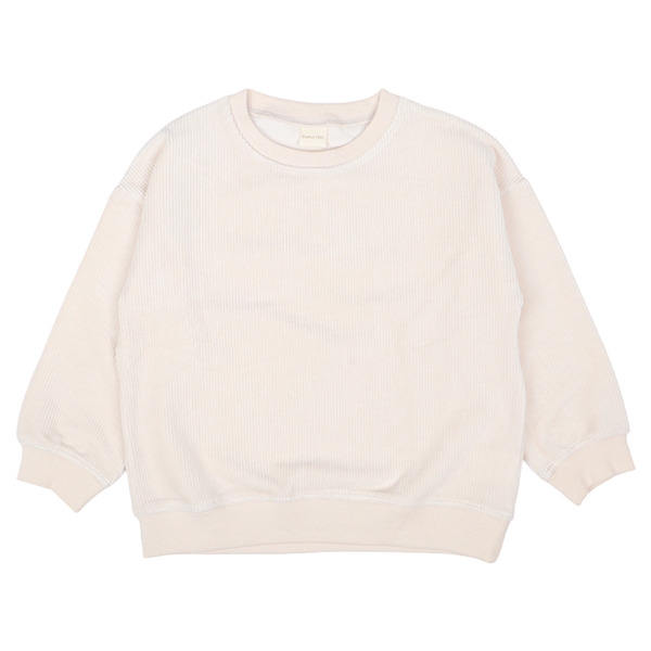 [キッズ]長袖　トレーナー　ニットコール　ベージュ ベージュ 100cm