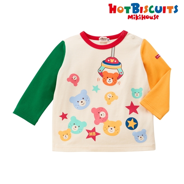 [キッズ] Ｔシャツ マルチカラー[ミキハウス　ホットビスケッツ] マルチカラー 100cm