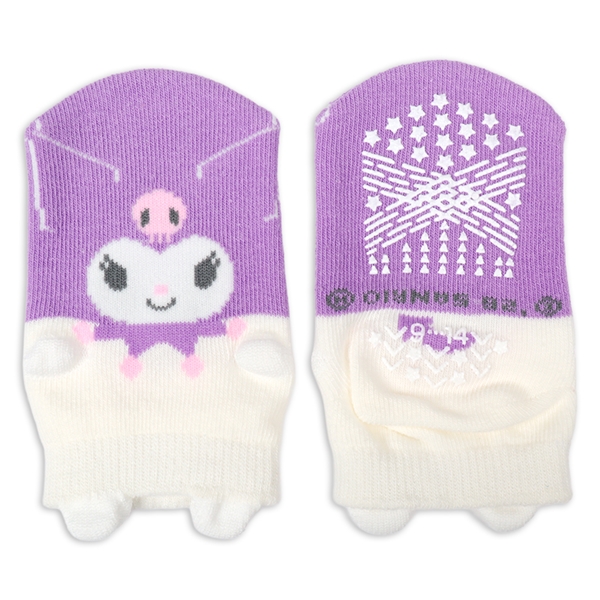 [ベビー]サンリオ　パペットソックス　クロミ パープル 9~14cm