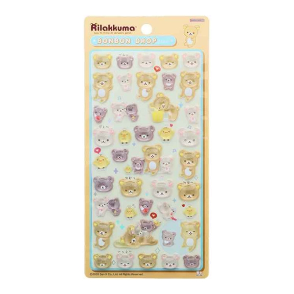 【通販限定】ボンボンドロップシール リラックマ ごゆるり