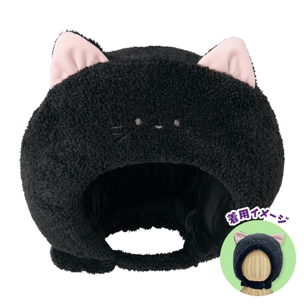 [52cm]ハロウィン帽子 くろねこ ブラック 52cm