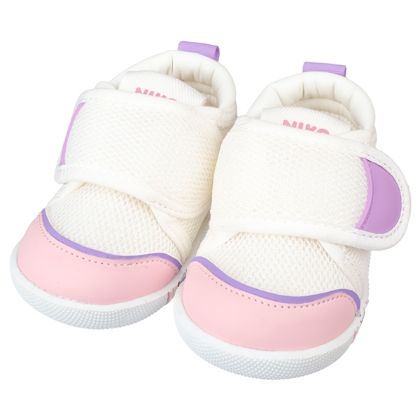 [11.0~13.0cm]NIKONIKO baby ファーストシューズ　はじめてのお外歩き　ピンク ピンク 11.0cm