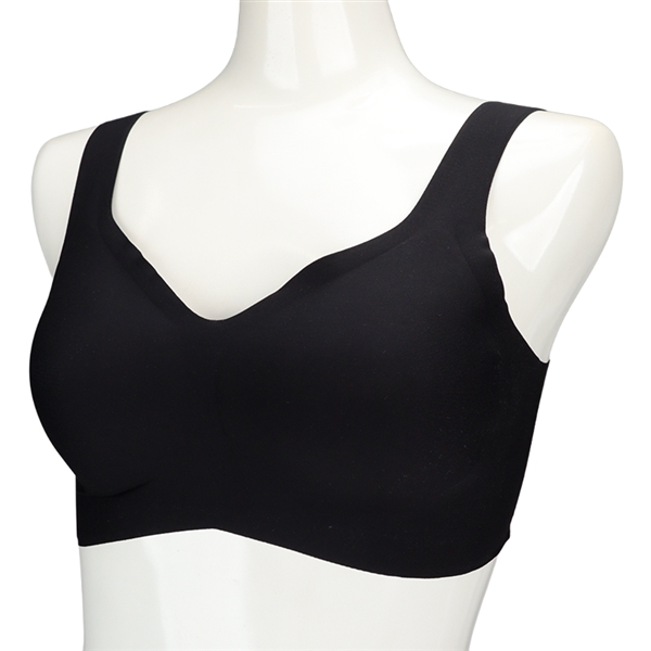 mamafitシームレスノンワイヤーブラ　ブラック ブラック M