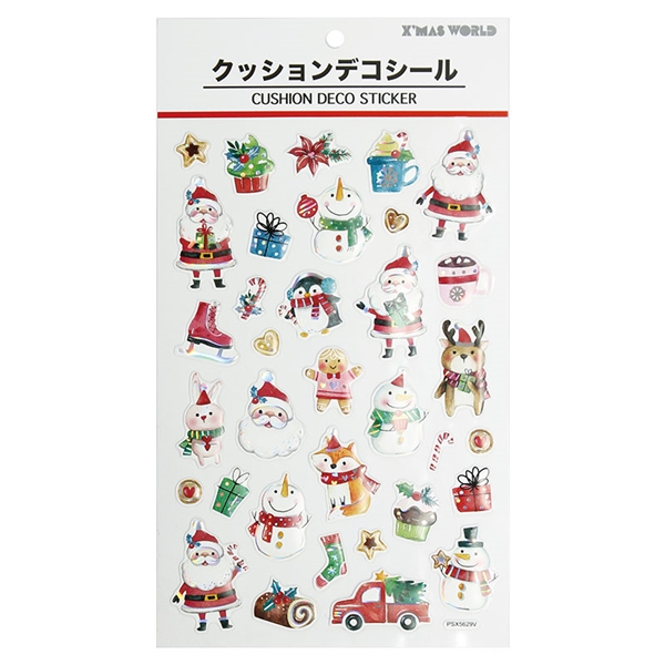 クッションデコシール スイートクリスマス