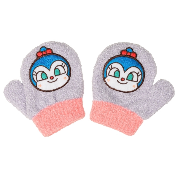 ミトン　コキンちゃん　笛入り パープル 3才頃まで