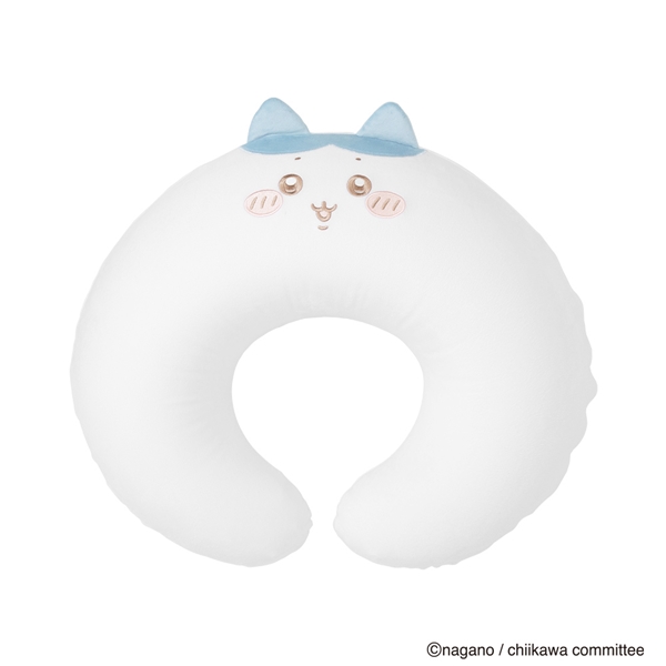 【アニメちいかわ】空気でふくらむマルチクッション　ハチワレ ブルー F