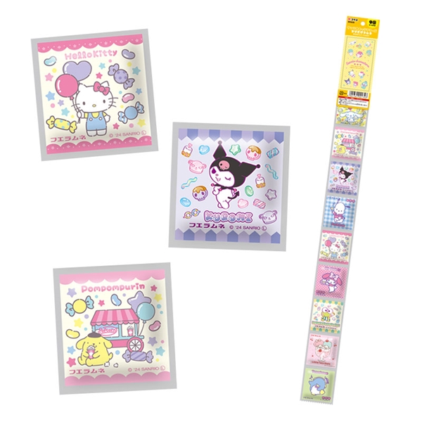 吊り下げ菓子 サンリオキャラクターズつりさげラムネ