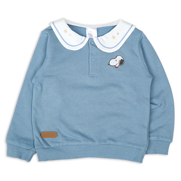 [キッズ]セーラー衿トレーナー　PEANUTSBaby　ブルー ブルー 100cm