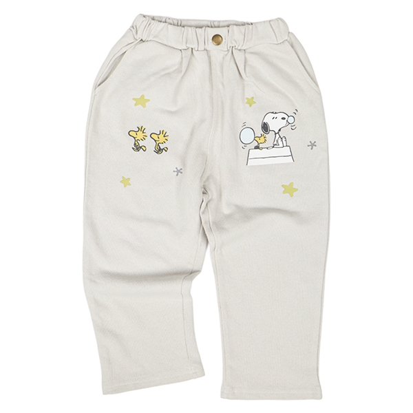 [キッズ]ゆったりパンツ　PEANUTSBaby　グレー グレー 100cm