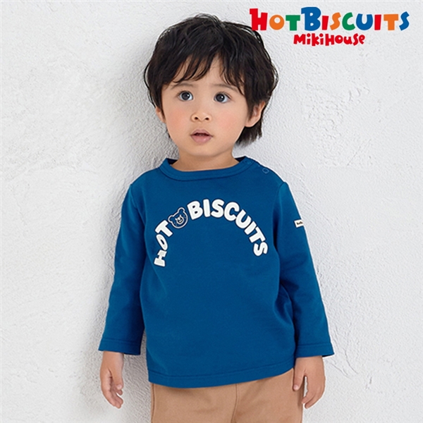 [キッズ] Ｔシャツ ロイヤルブルー　[ミキハウス　ホットビスケッツ] ロイヤルブルー 100cm