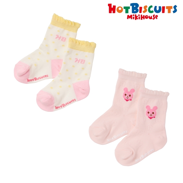 [ベビー] ソックスパック ピンク[ミキハウス　ホットビスケッツ] ピンク 11~13cm