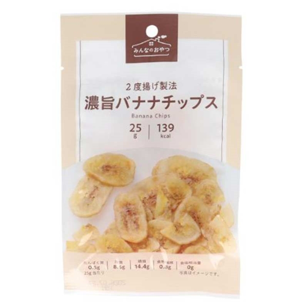 みんなのおやつ 濃旨バナナチップス