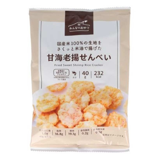 みんなのおやつ 甘海老揚せんべい