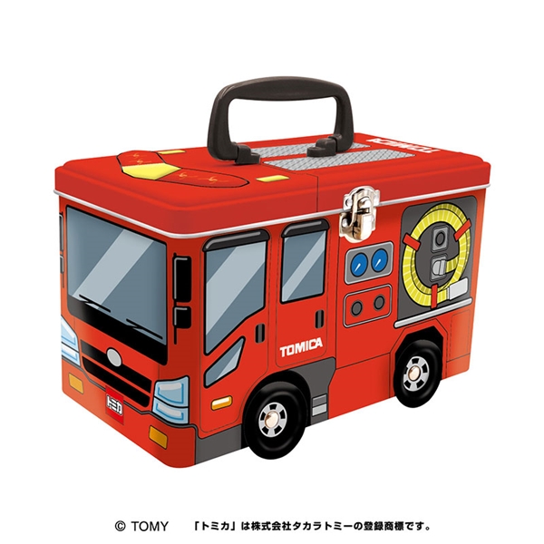 トミカトランク缶 消防車