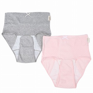 産じょくショーツ２枚組 ドット ピンク ピンク M~L