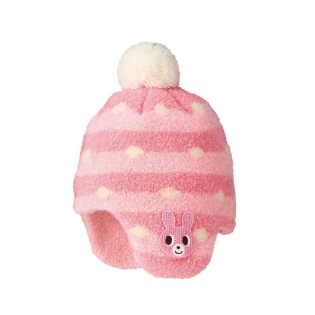 [42~46cm] フード ピンク　[ミキハウス　ホットビスケッツ] ピンク 42~46cm
