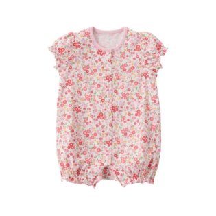 ショートオール ホワイト　[ミキハウス　ホットビスケッツ] ホワイト 80cm