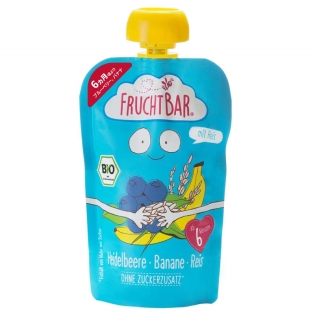 フルッフバー 有機フルーツのベビースムージー ブルーベリー・バナナ
