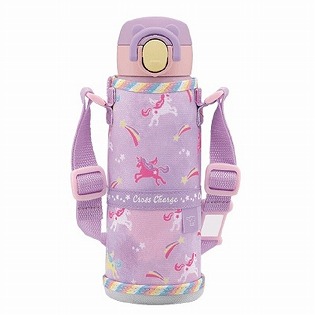 [480ml]ステンレスマグ ユニコーンパープル　シームレスキッズマグボトル パープル 480ml