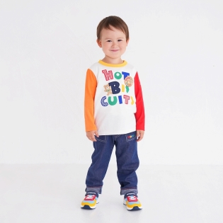 【SALE】[ユニセックス][キッズ]Ｔシャツ　マルチ　[ミキハウス　ホットビスケッツ] マルチ 100cm