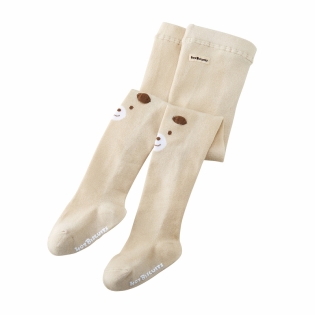 [キッズ]タイツ　アイボリー　[ミキハウス　ホットビスケッツ] アイボリー 100cm