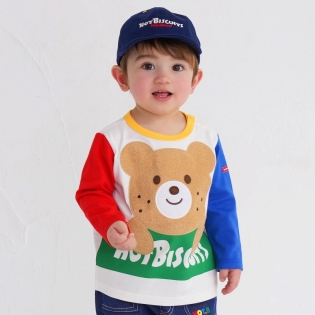 【SALE】[ベビー]Ｔシャツ　ホワイト　[ミキハウス　ホットビスケッツ] ホワイト 90cm