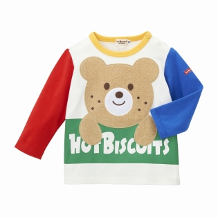 【SALE】[キッズ]Ｔシャツ　ホワイト　[ミキハウス　ホットビスケッツ] ホワイト 100cm