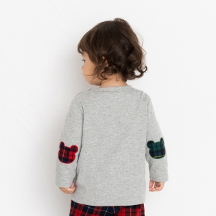 [ベビー]Ｔシャツ　グレー　[ミキハウス　ホットビスケッツ] グレー 70cm