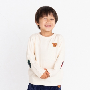 [キッズ]Ｔシャツ　アイボリー　[ミキハウス　ホットビスケッツ] アイボリー 100cm