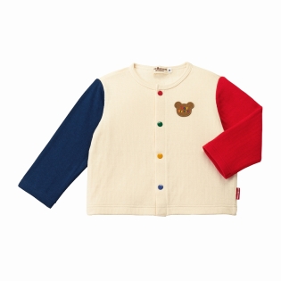 【SALE】[キッズ]カーディガン　マルチ　[ミキハウス　ホットビスケッツ] 100~110cm