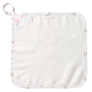 ループ付きタオル　チューリップ オフホワイト オフホワイト